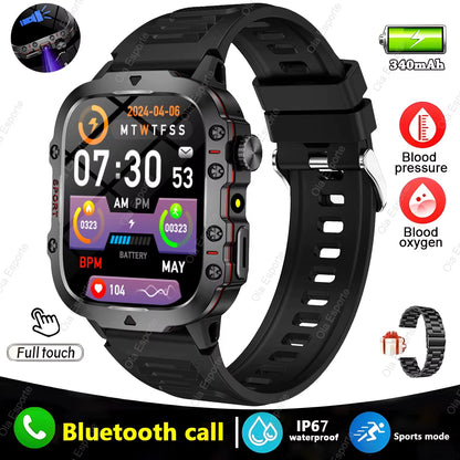 Discover the Ultimate 2025 Original Men’s Smartwatch: IP68 Waterproof Fitness Tracker with Bluetooth Calling & Heart Rate Monitoring