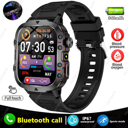 Discover the Ultimate 2025 Original Men’s Smartwatch: IP68 Waterproof Fitness Tracker with Bluetooth Calling & Heart Rate Monitoring