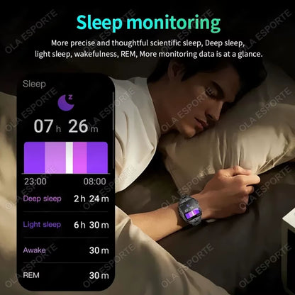 Discover the Ultimate 2025 Original Men’s Smartwatch: IP68 Waterproof Fitness Tracker with Bluetooth Calling & Heart Rate Monitoring