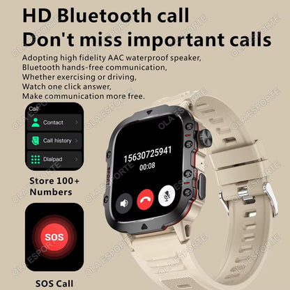 Discover the Ultimate 2025 Original Men’s Smartwatch: IP68 Waterproof Fitness Tracker with Bluetooth Calling & Heart Rate Monitoring