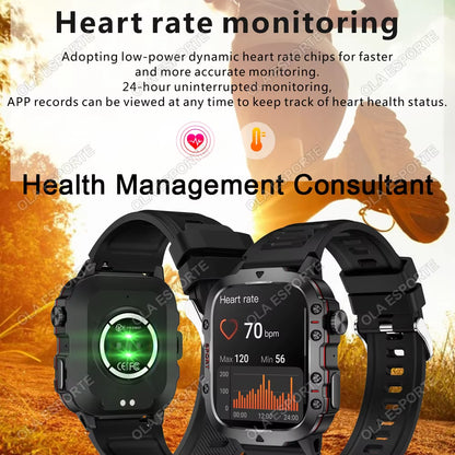 Discover the Ultimate 2025 Original Men’s Smartwatch: IP68 Waterproof Fitness Tracker with Bluetooth Calling & Heart Rate Monitoring