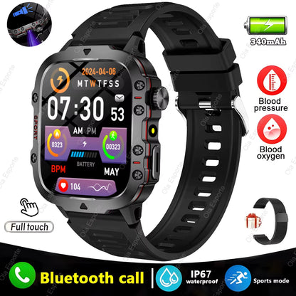Discover the Ultimate 2025 Original Men’s Smartwatch: IP68 Waterproof Fitness Tracker with Bluetooth Calling & Heart Rate Monitoring